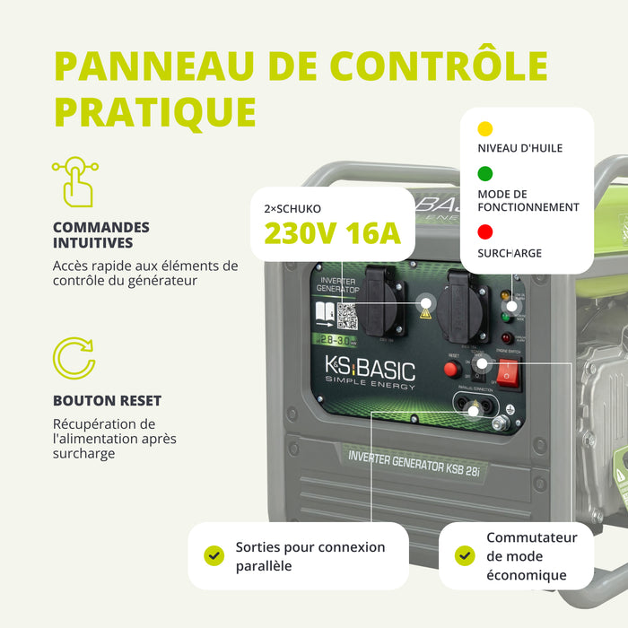 Invertergenerator KSB 28i