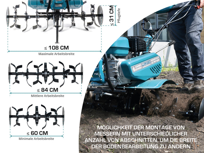 Benzínový kultivátor KS 7HP-950S