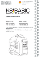 Generador Inverter en Carcasa Insonorizada KSB 22i S, KSB 33i S