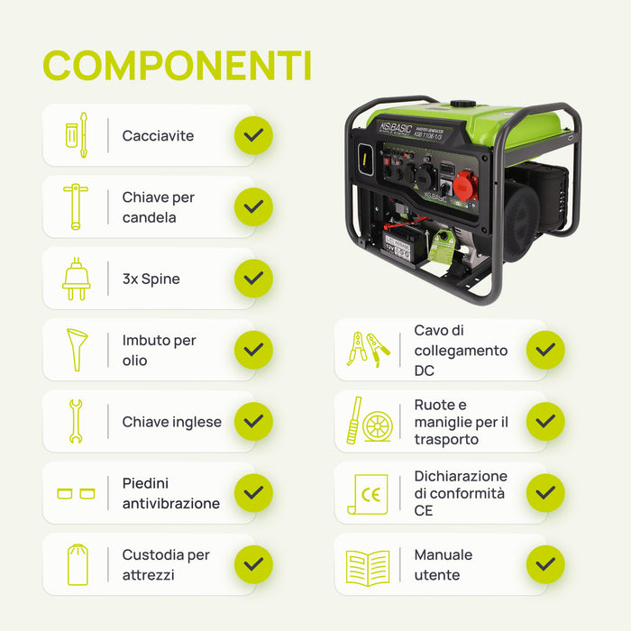 Generatore inverter KSB 110iE-1/3