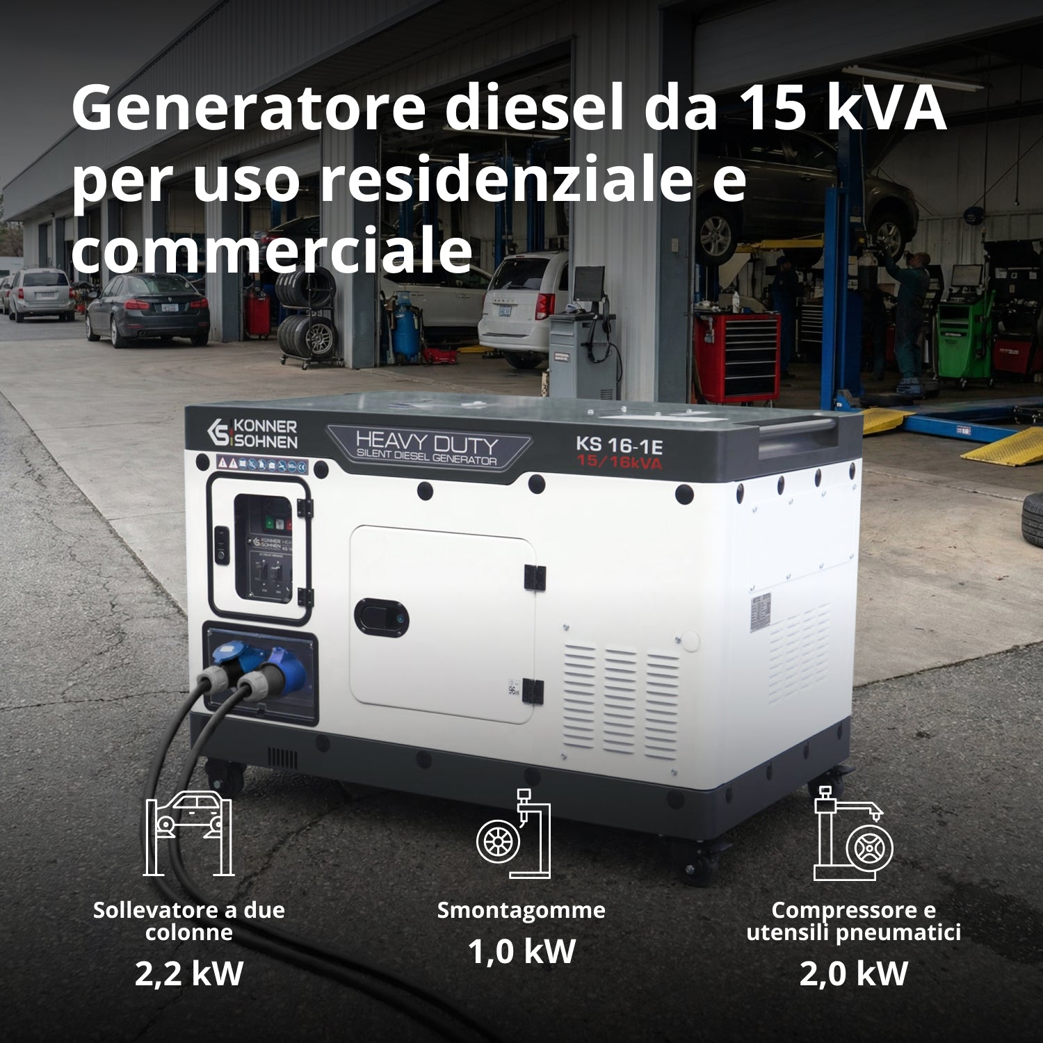 Generatore Diesel KS 16-1E