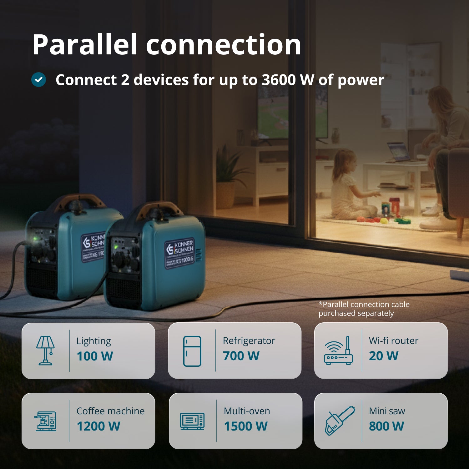 Inverter generator KS 1900i S
