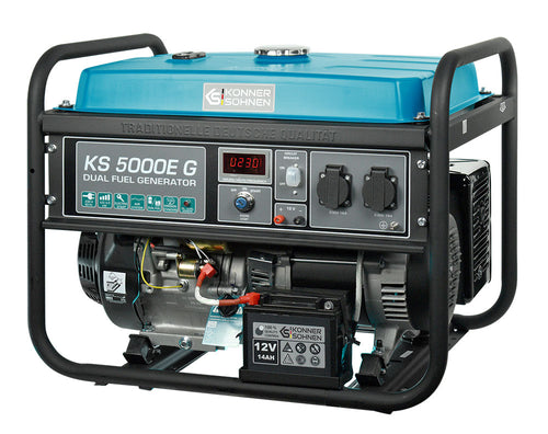 LPG/Benzine Generator "Könner & Söhnen" KS 5000E G