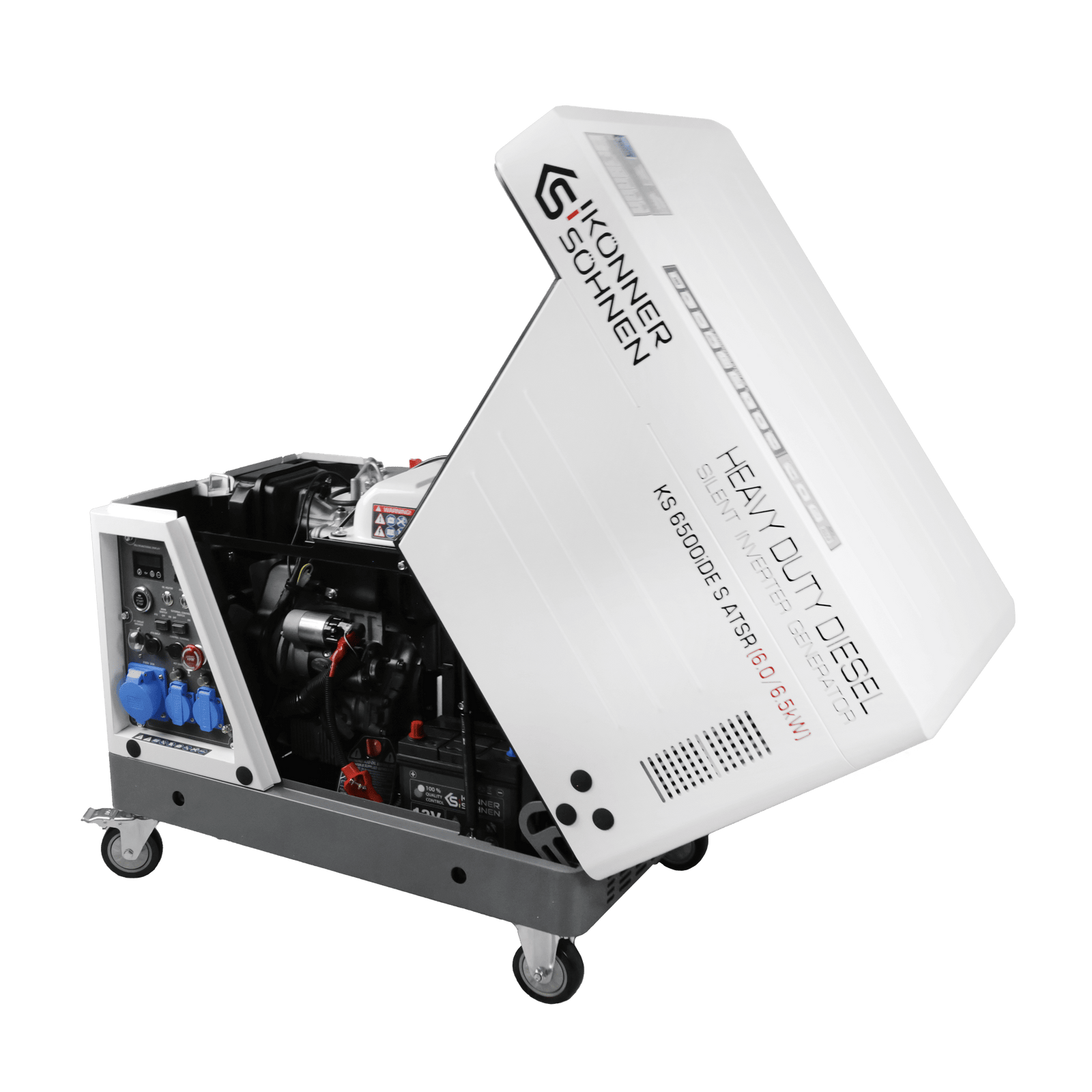 Diesel Inverter Generator in Soundproof Casing KS 6500iDE S ATSR