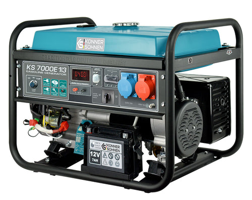 Benzinegenerator "Könner & Söhnen" KS 7000E 1/3