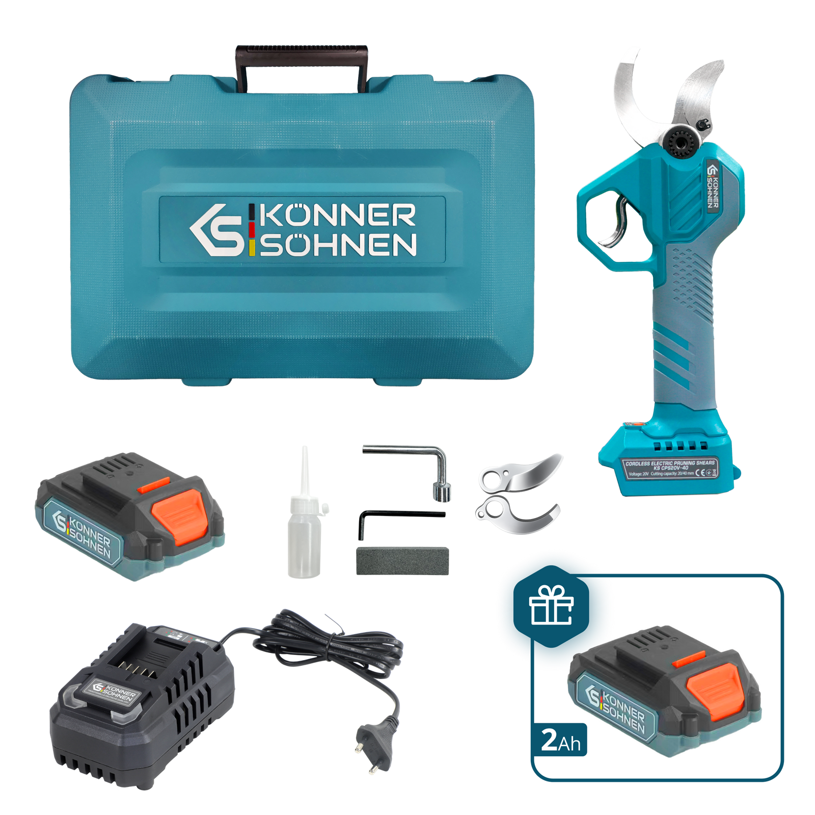 Foarfecă de tăiat cu acumulator KS CPS20V-40 Case PLUS