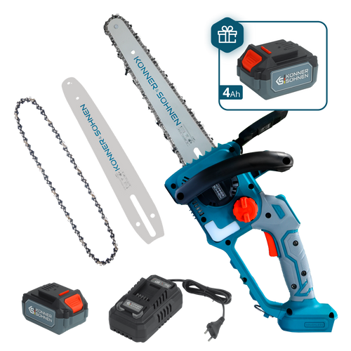 Ledningsfri Mini Kædesav KS MCS20V-12 SÆT PLUS