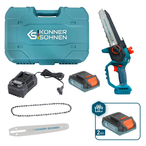 Ledningsfri Mini Kædesav KS MCS20V-8 CASE PLUS