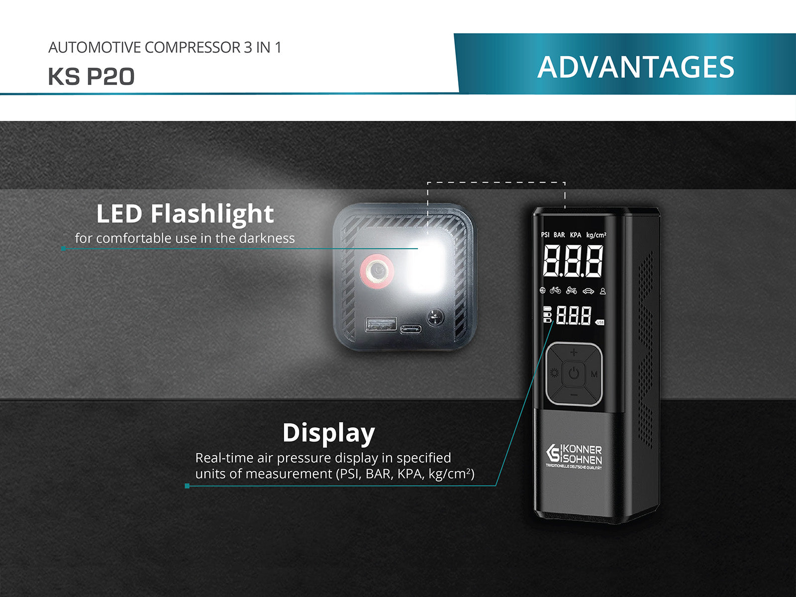 Compresseur à batterie KS P20