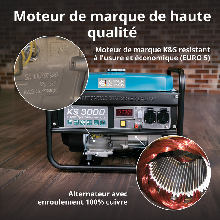 Gerador a gasolina "Könner & Söhnen" KS 3000