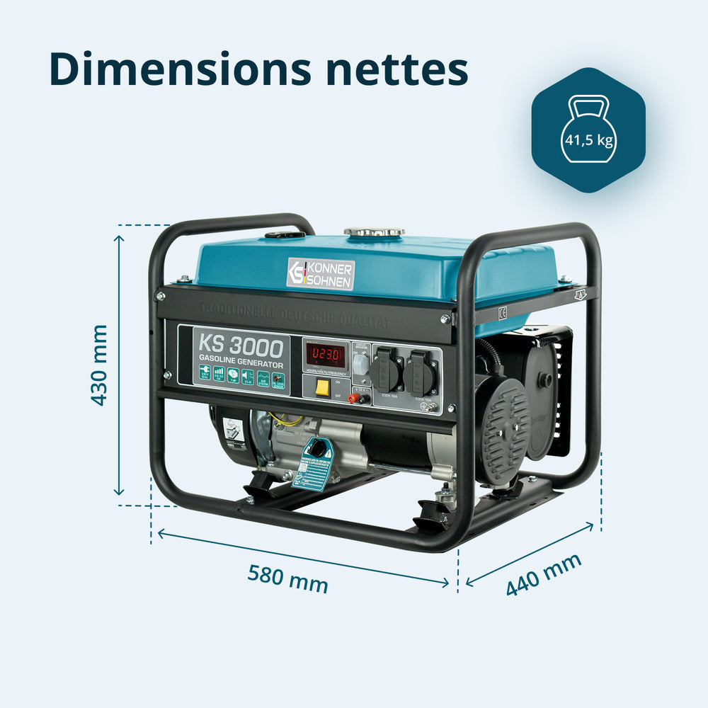 Gerador a gasolina "Könner & Söhnen" KS 3000