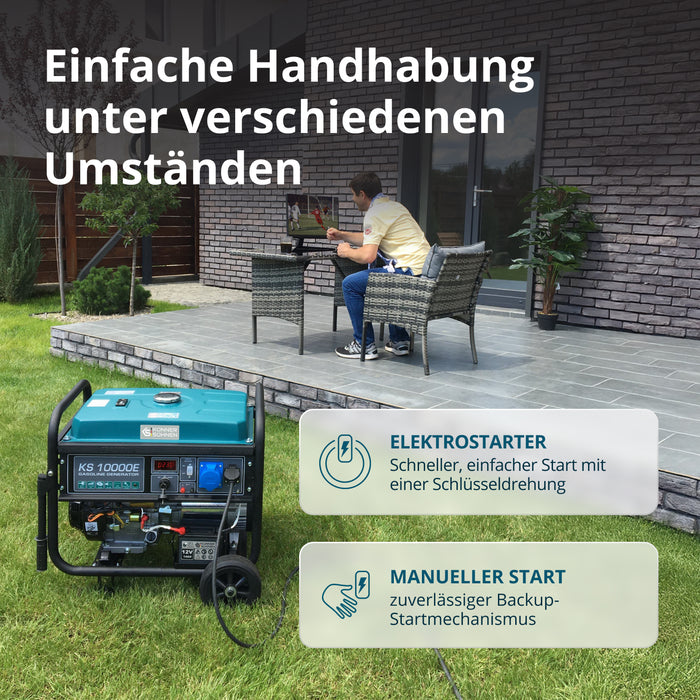 Benzin-Generator "Könner & Söhnen" KS 10000E