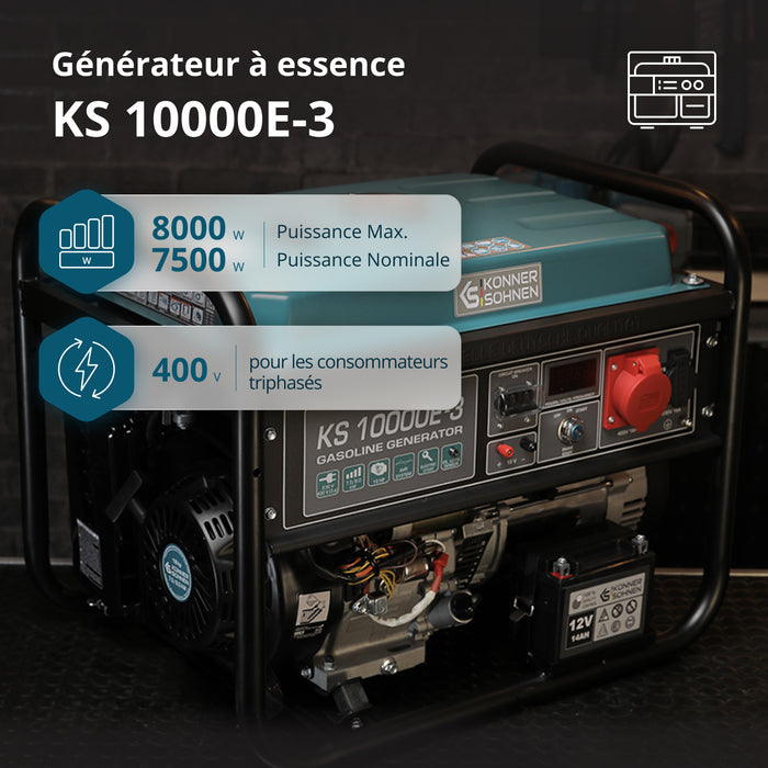 Γεννήτρια βενζίνης «Könner & Söhnen» KS 10000E-3