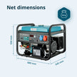 Gasoline generator "Könner & Söhnen" KS 10000E 1/3 thumbnail
