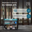 Benzingenerator "Könner & Söhnen" KS 10000E ATS thumbnail