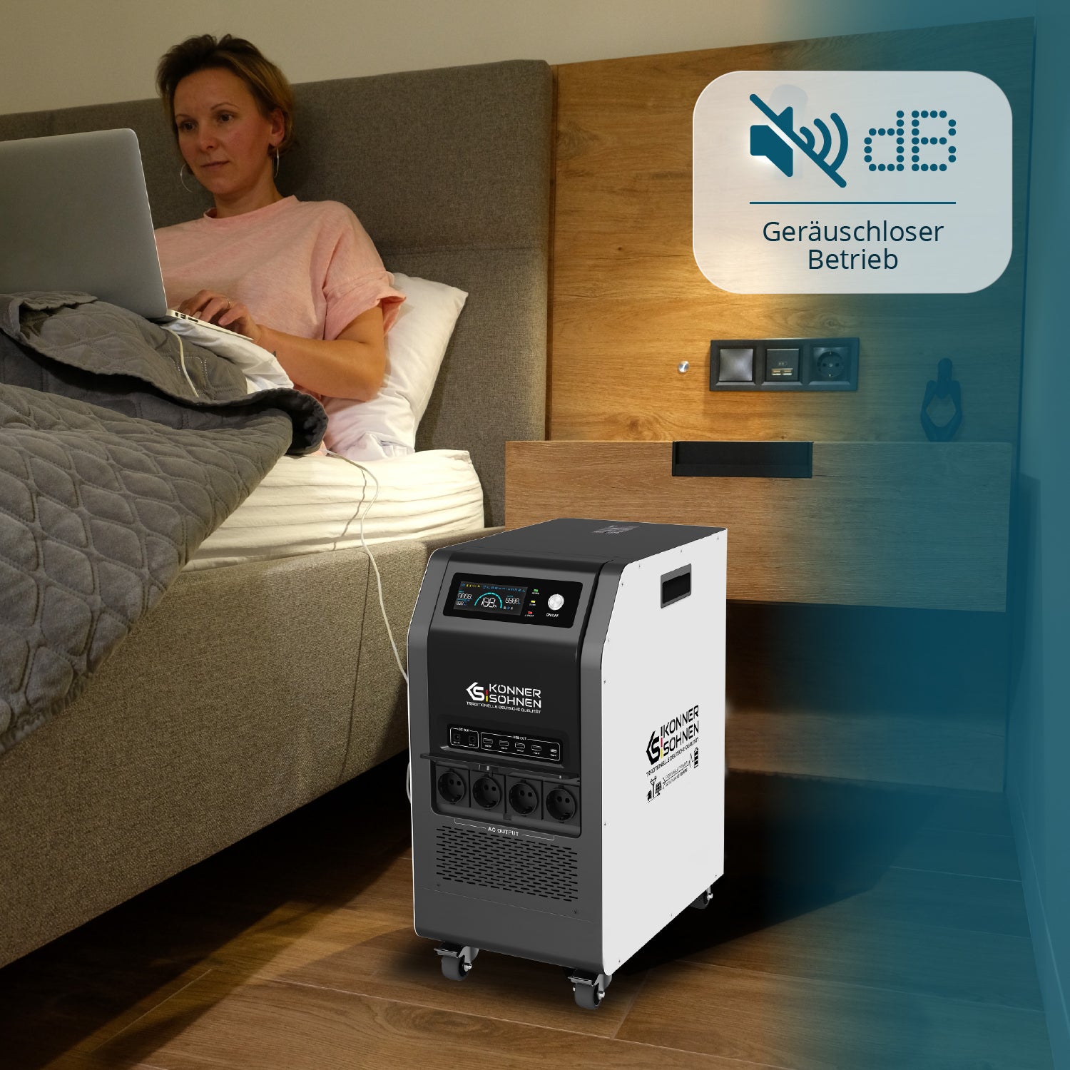 Tragbare 3-in-1-Stromstation KS 5200PS