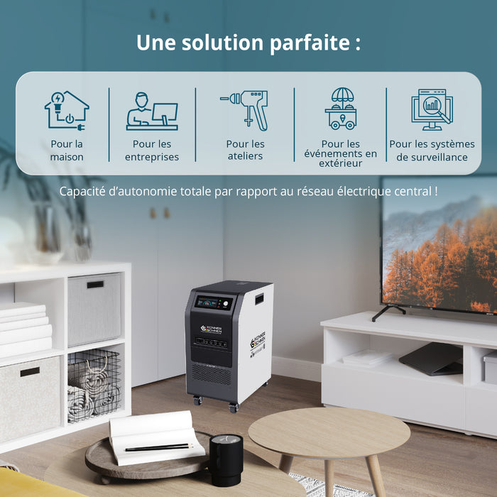 Přenosná elektrárna 3-v-1 KS 5200PS