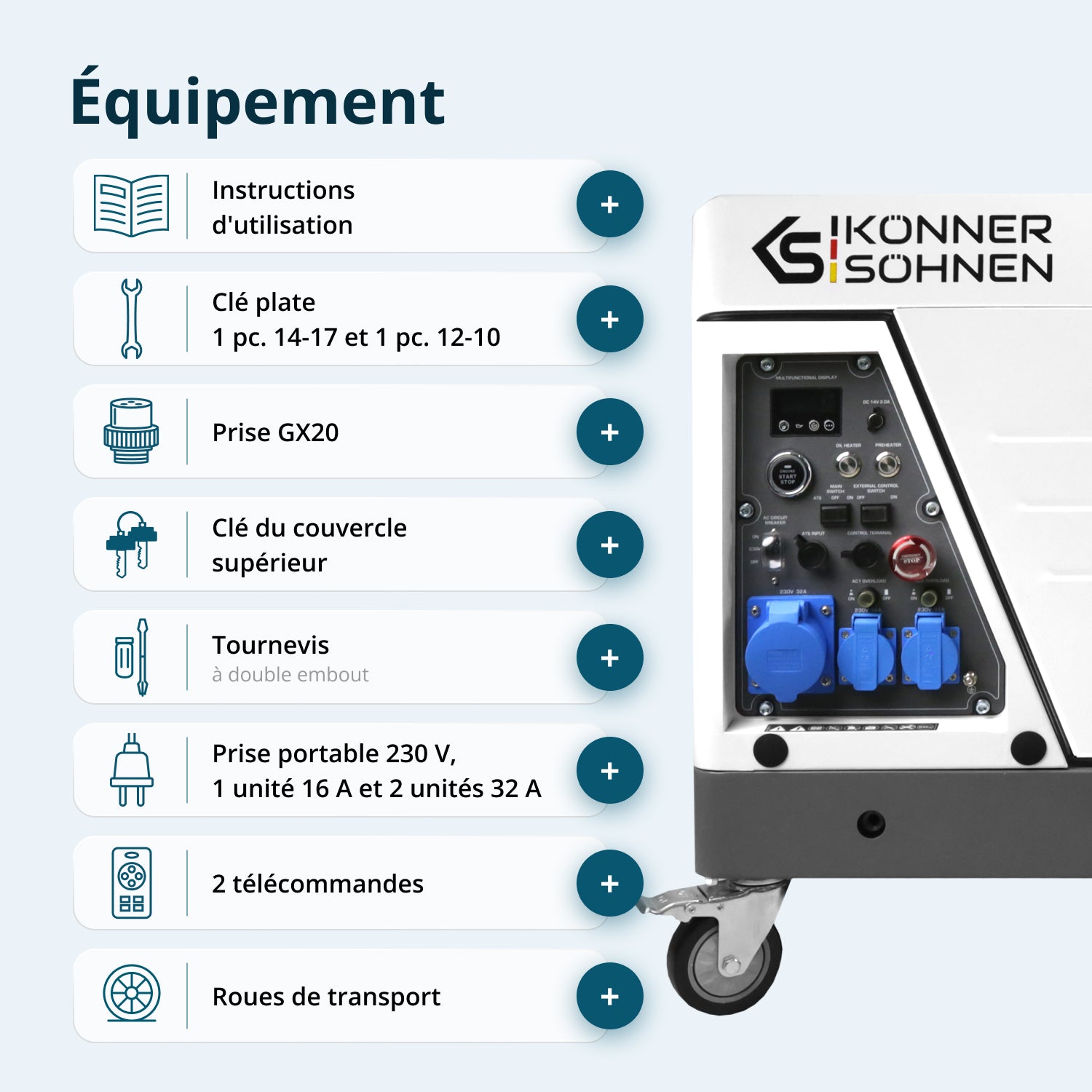 Γεννήτρια Inverter Diesel σε Ηχομονωτικό Περίβλημα KS 6500iDE S ATSR