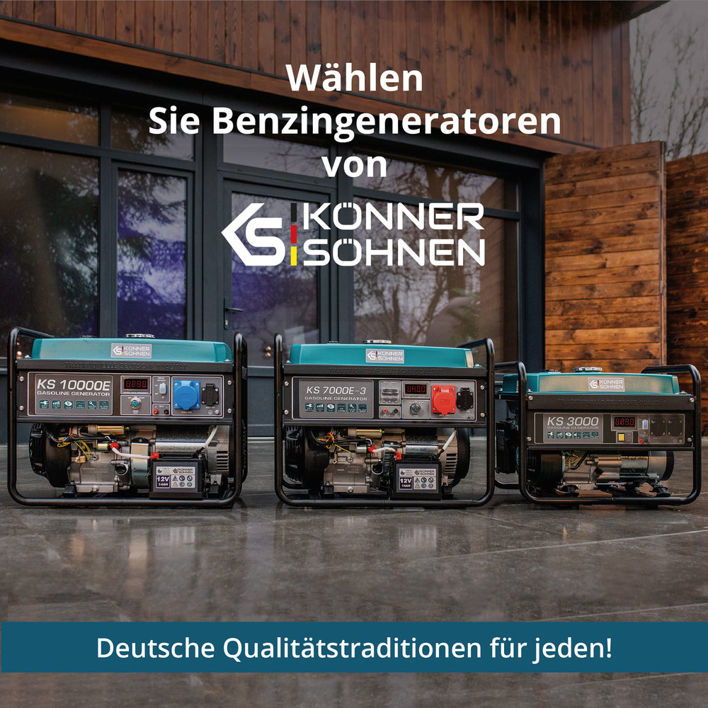 Benzin-Generator "Könner & Söhnen" KS 7000E ATS