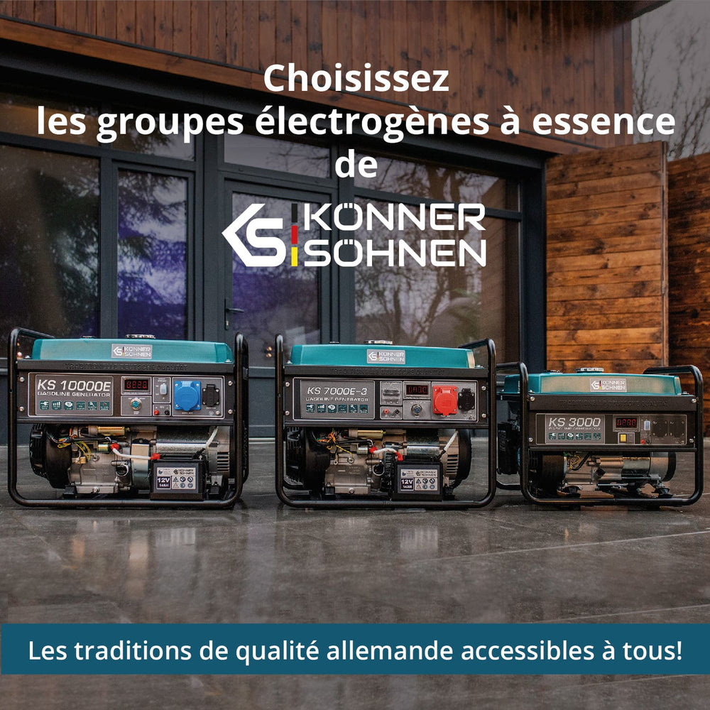 Gerador a gasolina "Könner & Söhnen" KS 7000E