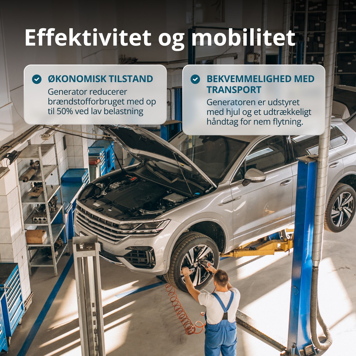 LPG/benzin invertergenerator KS 8100iEG 1/3