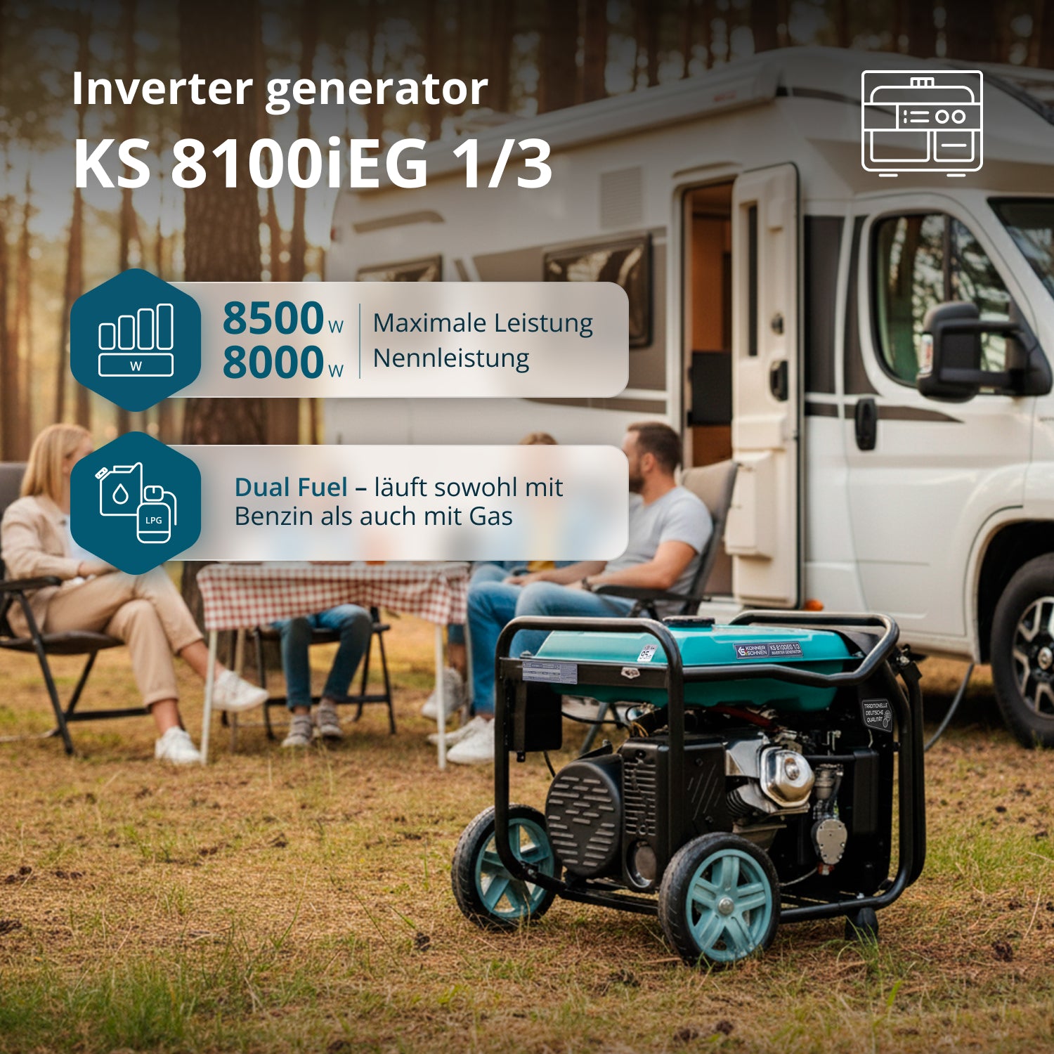 Inverter-Generator KS 8100iEG 1/3