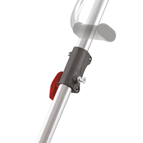 Tige démontable avec raccord en aluminium 