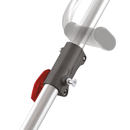 Ax solid detașabil cu conector din aluminiu 