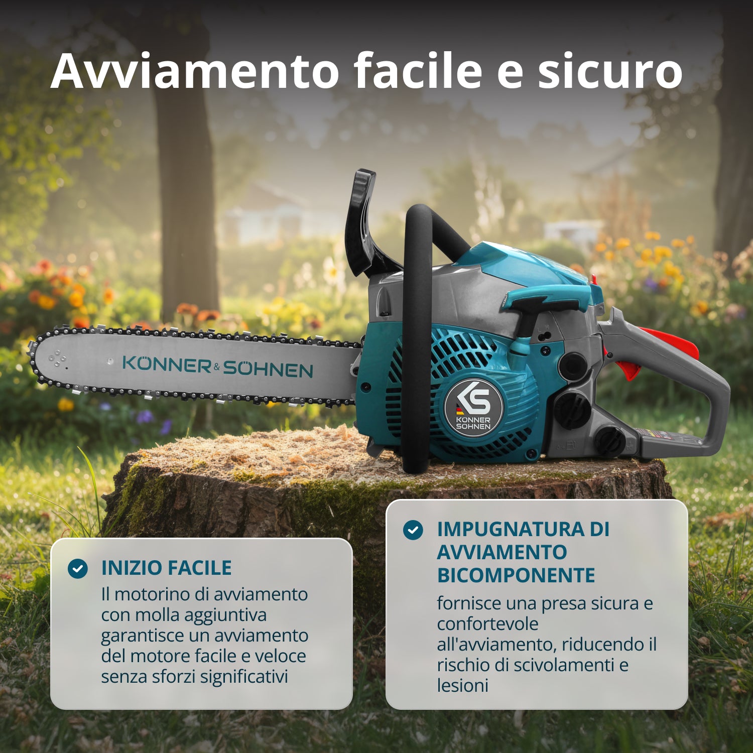 Motosega a benzina KS CS18G-14C