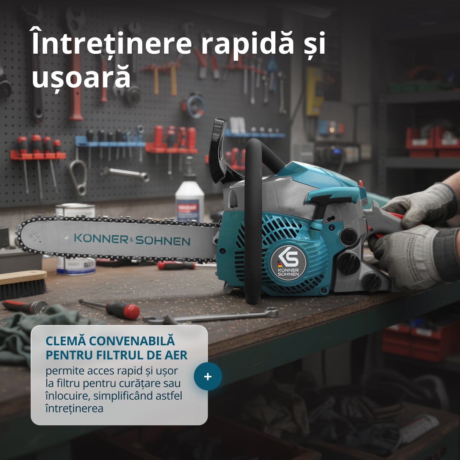 Fierăstrău pe benzină KS CS18G-14C