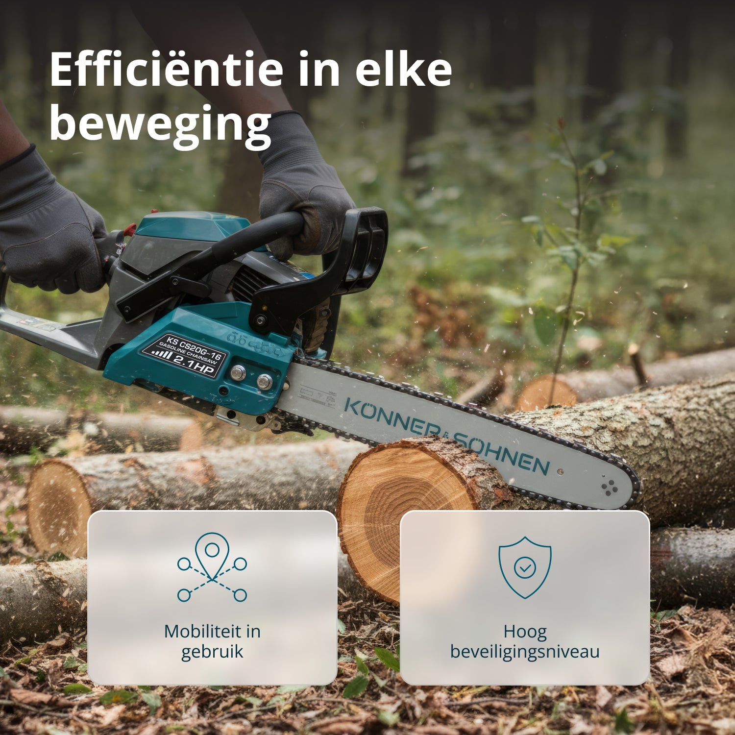 Benzinmotorsav KS CS20G-16