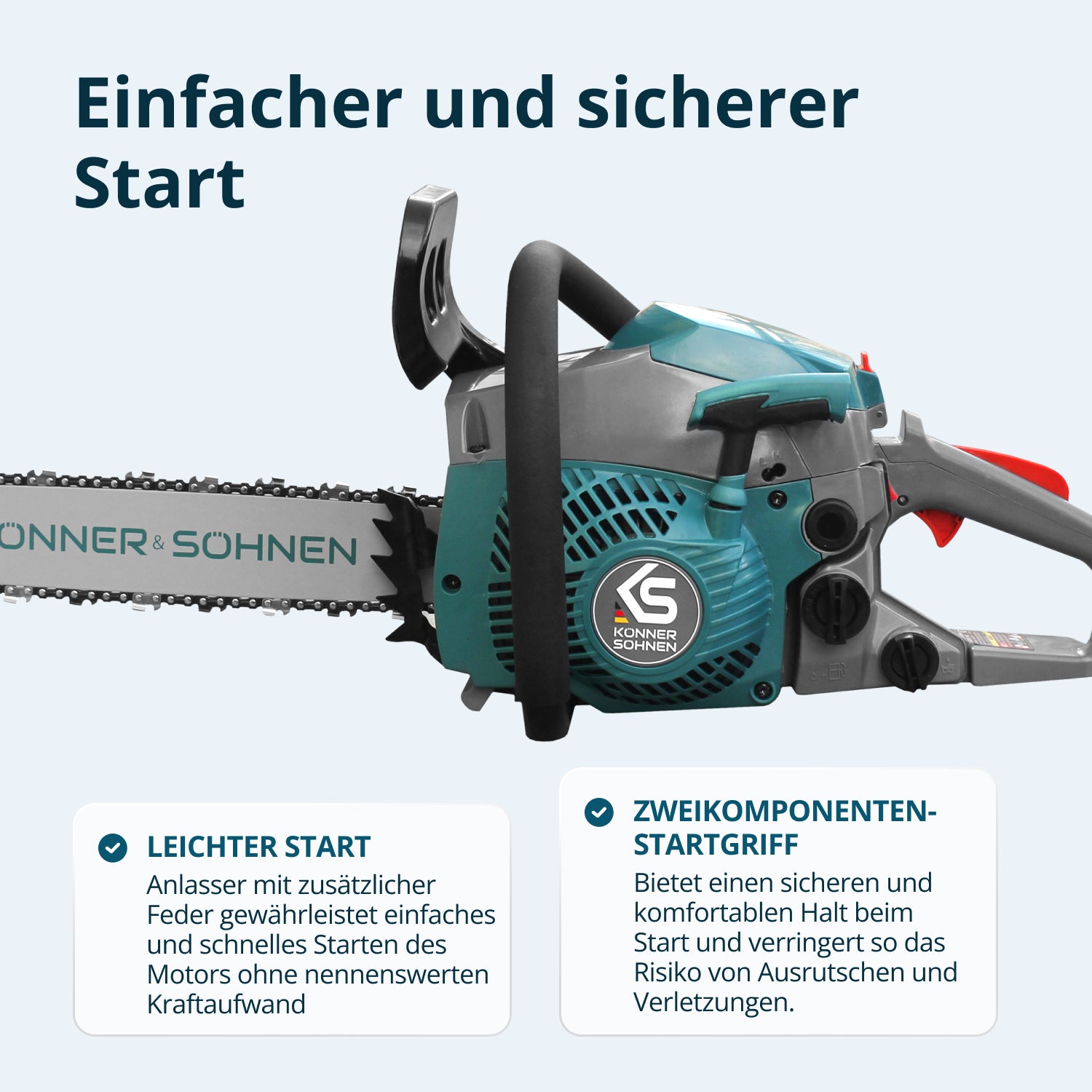 Benzin-Kettensäge KS CS20G-16