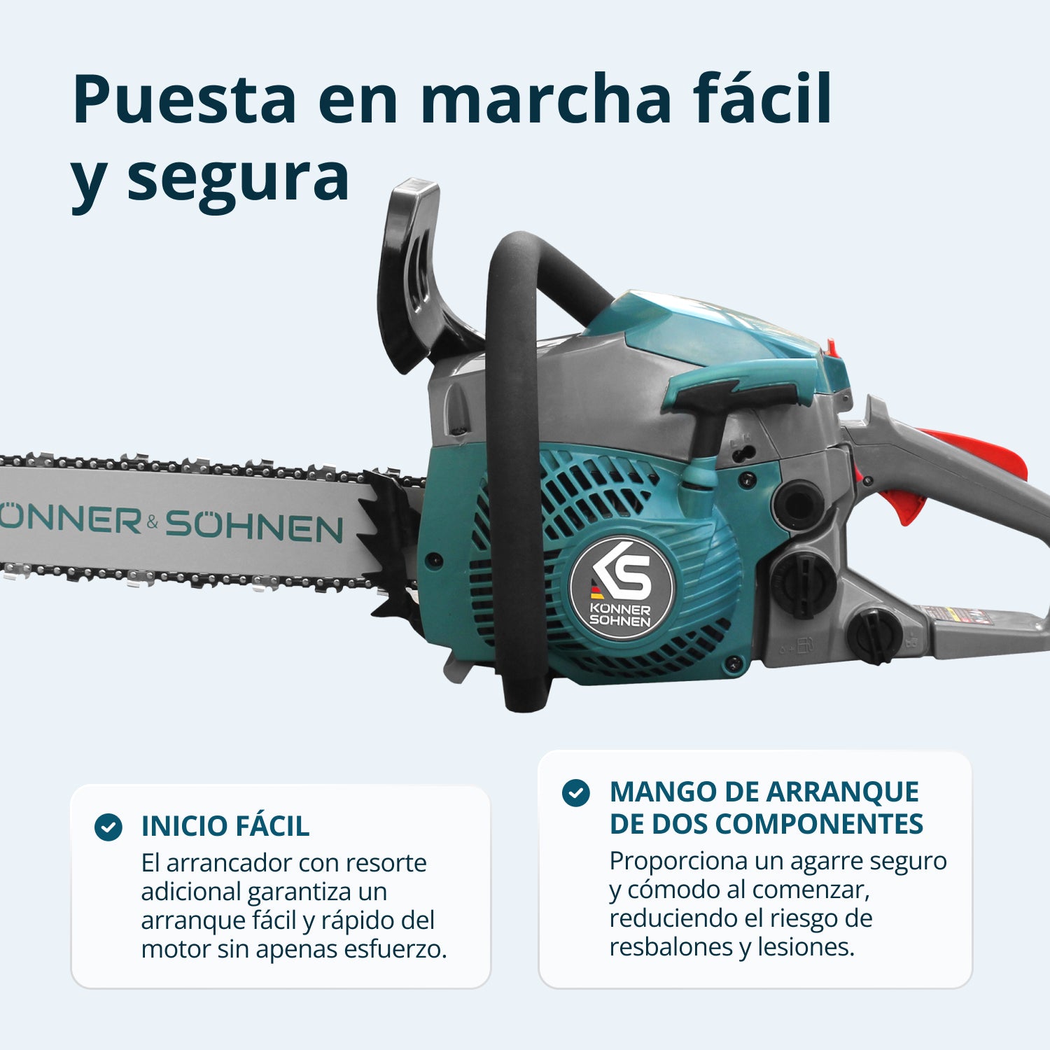 Motosierra a gasolina KS CS20G-16