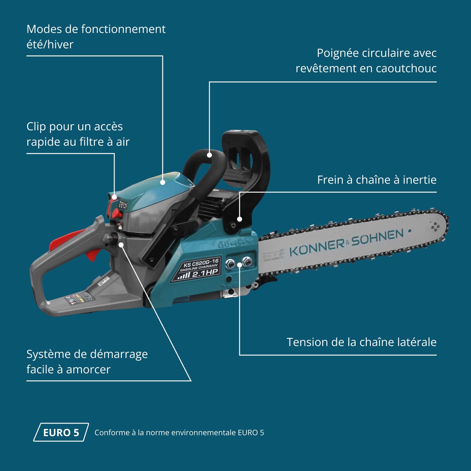 Motosserra a Gasolina KS CS20G-16