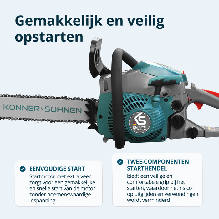 Benzinekettingzaag KS CS20G-16