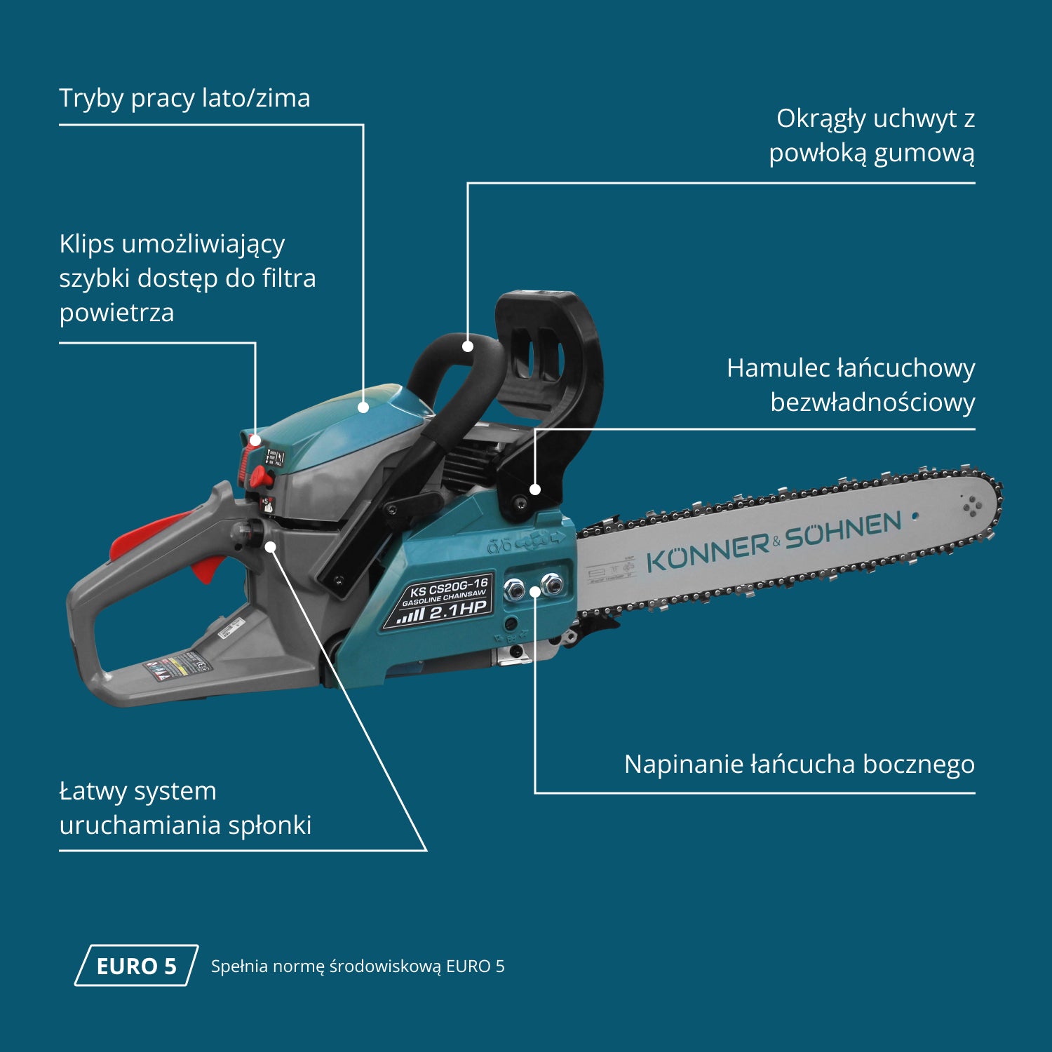 Tronçonneuse à essence KS CS20G-16