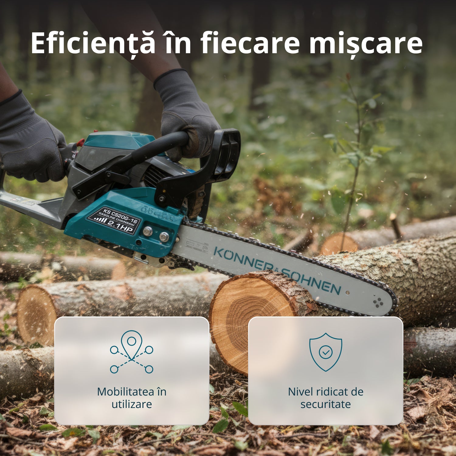 Tronçonneuse à essence KS CS20G-16