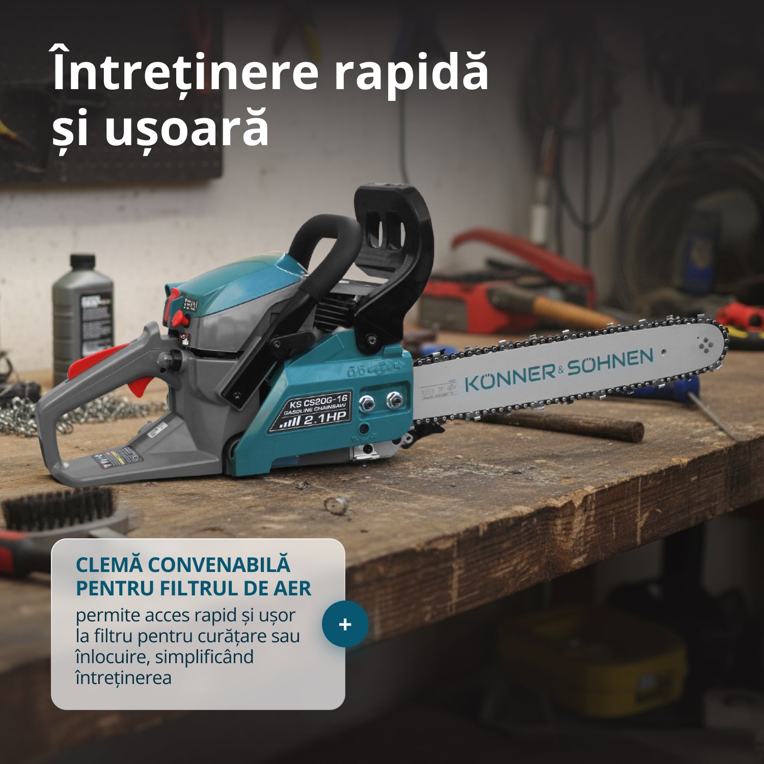 Tronçonneuse à essence KS CS20G-16