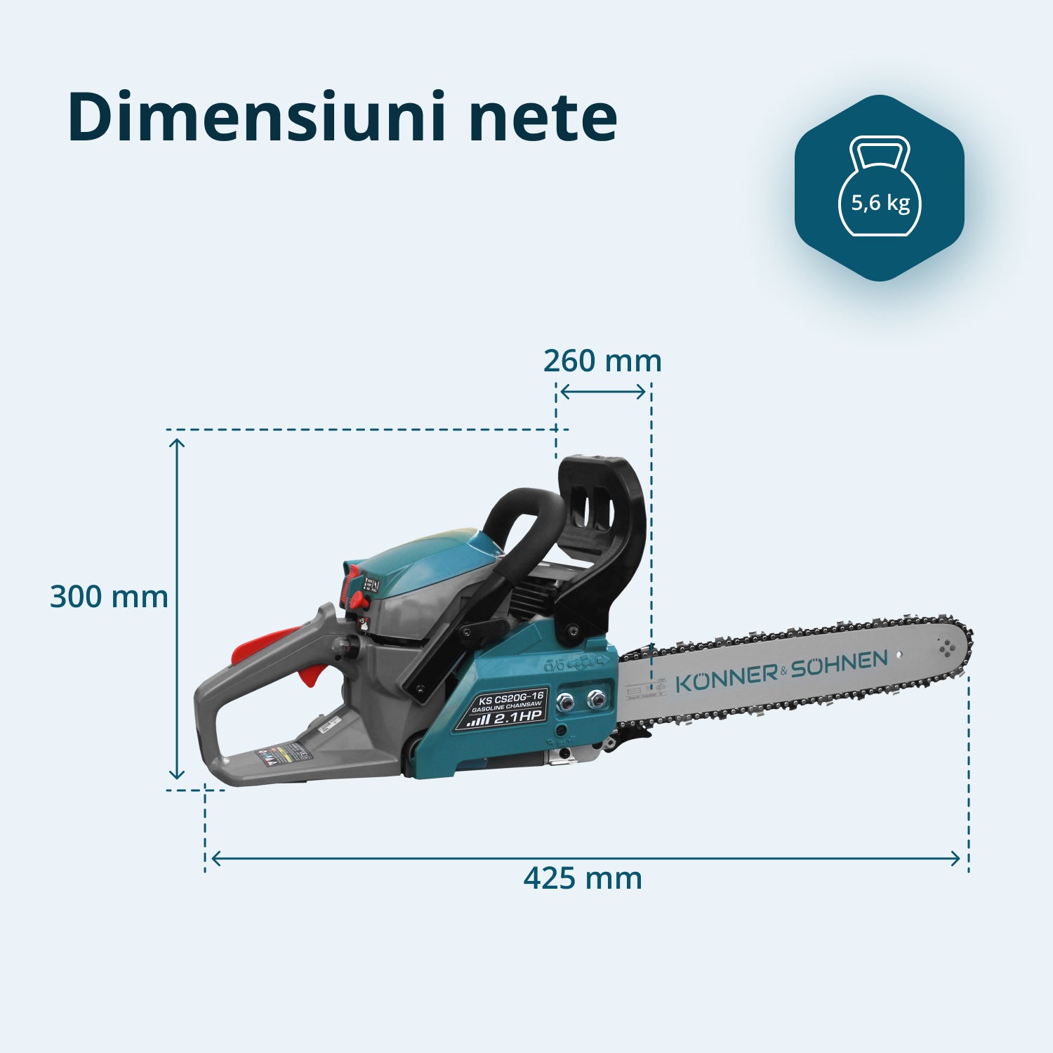 Tronçonneuse à essence KS CS20G-16