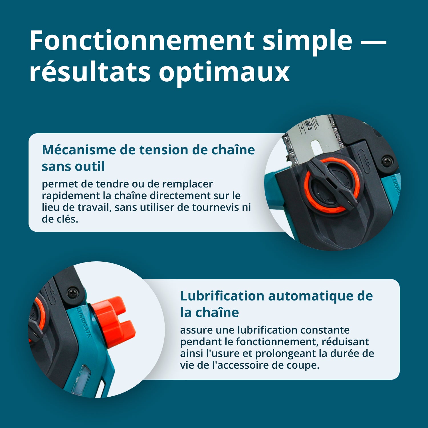 Vezeték nélküli Mini Láncfűrész KS MCS20V-8