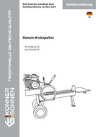 Benzin-Holzspalter KS 15TKG 52/35, KS 27THG 65/55