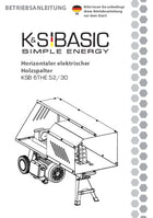 Horizontaler elektrischer Holzspalter KSB 6THE 52/30