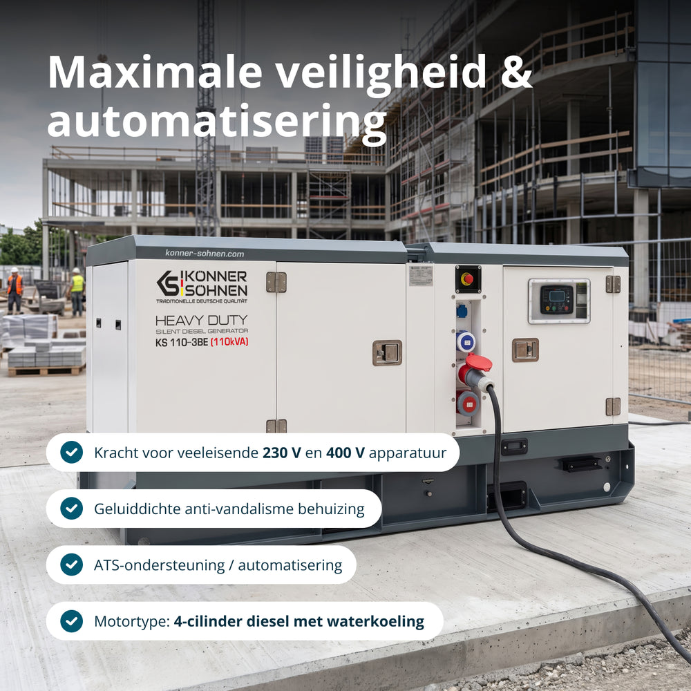 Driefasige dieselkrachtcentrale KS 110-3BE