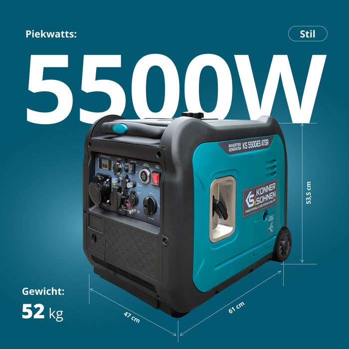 Invertergenerator KS 5500iE S ATSR
