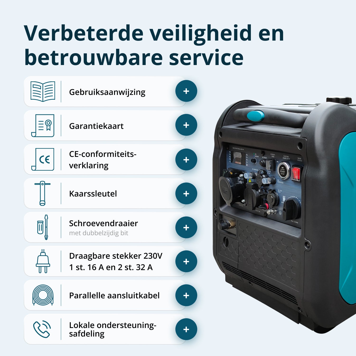 LPG/benzine invertergenerator KS 5500iEG S