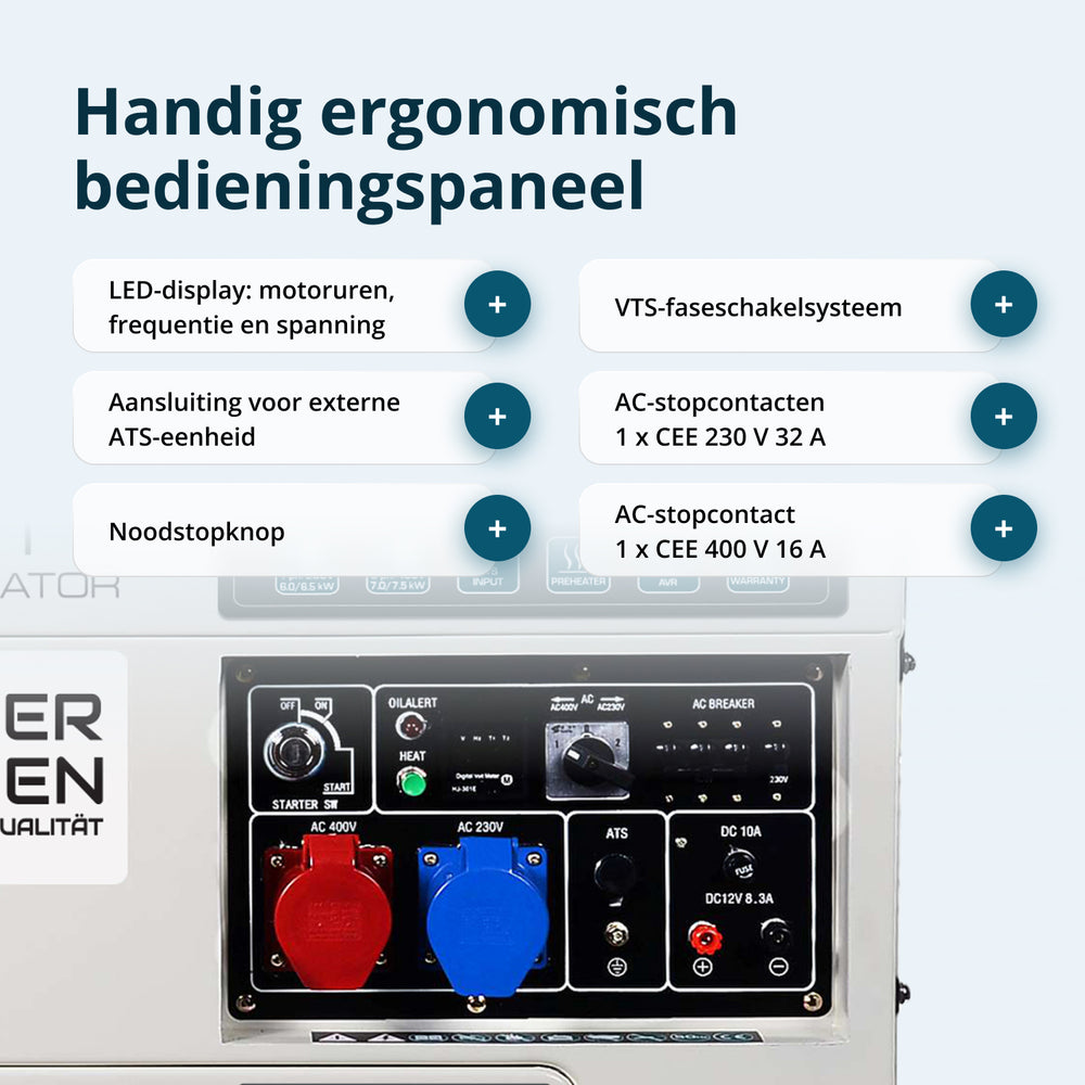 Dieselgenerator "Könner & Söhnen" KS 9200HDES-1/3 ATSR (EURO V)