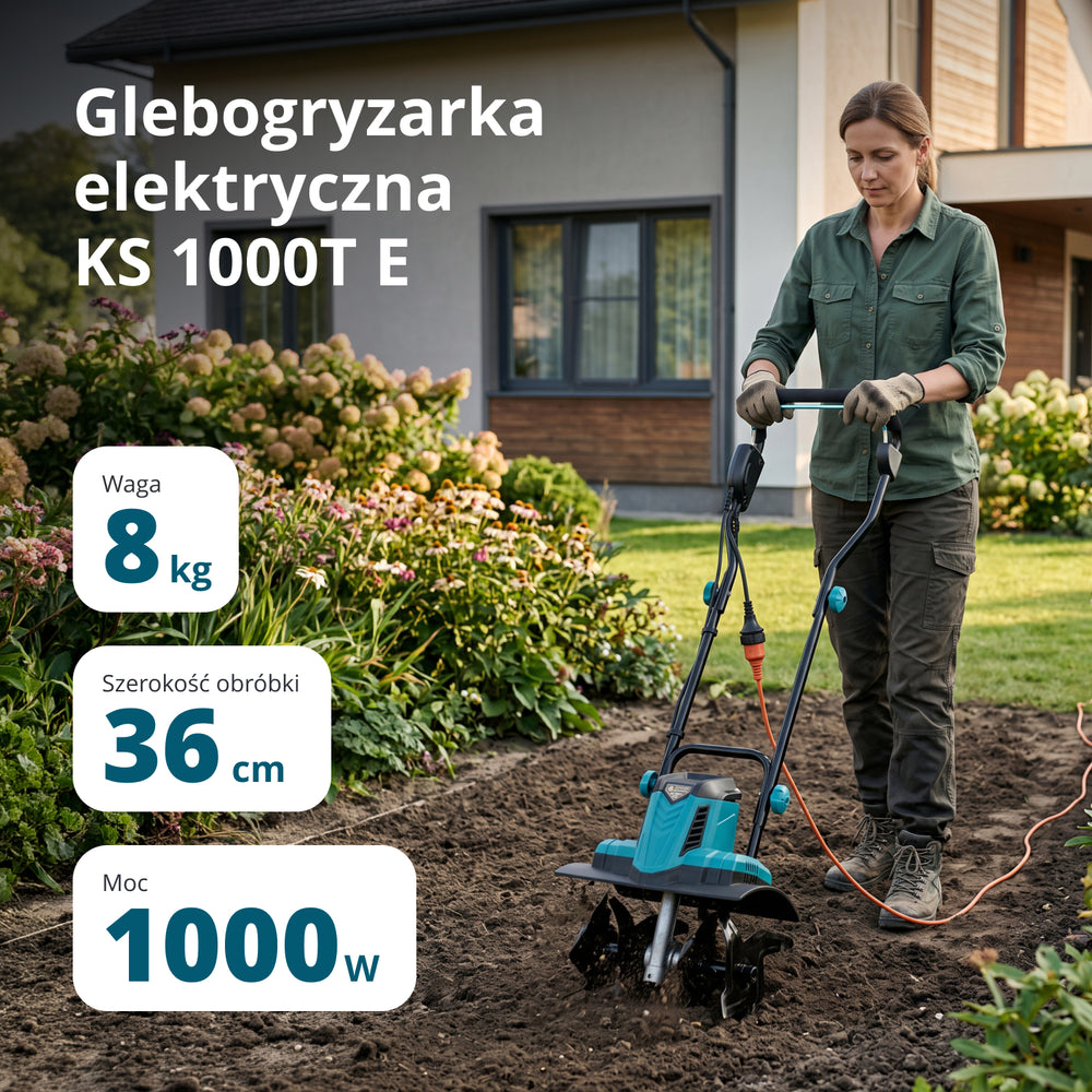 Glebogryzarka elektryczna KS 1000T E