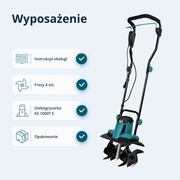 Glebogryzarka elektryczna KS 1000T E