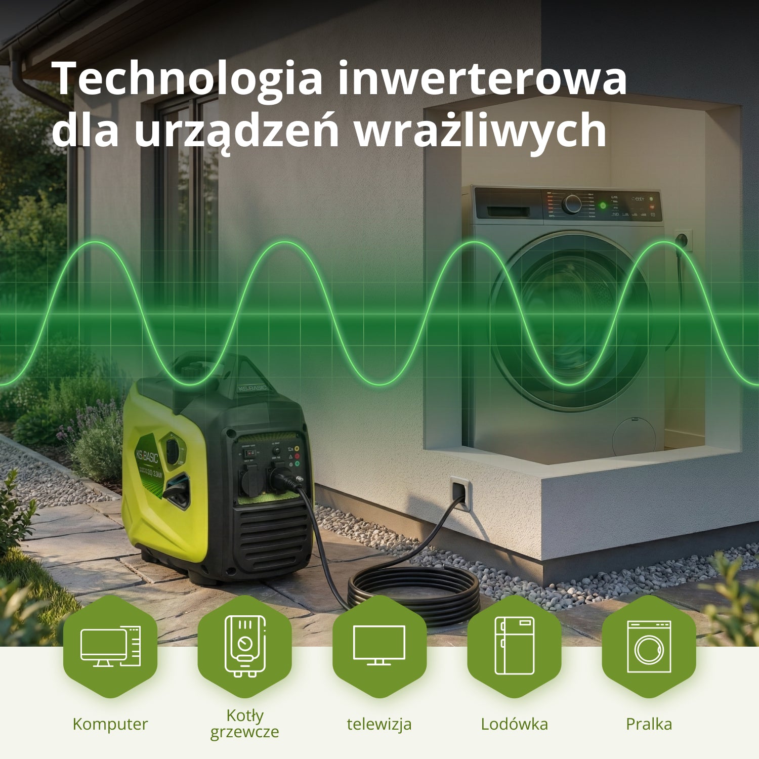 Inwerterowy generator benzynowy KSB 33i S