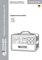 Tragbare Powerstation KS 300PS, KS 500PS, KS 1200PS, KS 2400PS